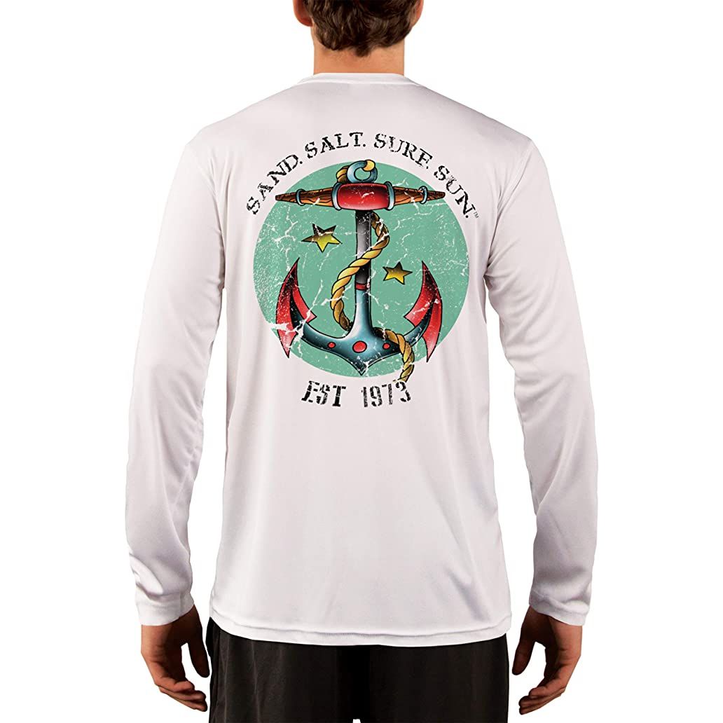 SUN SURF サンサーフ TRADITIONAL TATTOO MOTIF SAND.SALT.SURF.SUN. Traditional Tattoo Anchor Men's UPF 50+