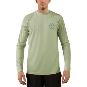 SAND.SALT.SURF.SUN. Mandala Turtle Men's UPF 50+ UV Sun Protection Performance Long Sleeve T-Shirt