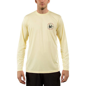 SAND.SALT.SURF.SUN. Pirate Life Men's UPF 50+ UV Sun Protection Performance Long Sleeve T-Shirt