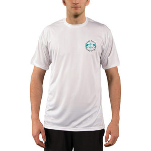 SAND.SALT.SURF.SUN. Dolphin Tribal Men's UPF 50+ UV Sun Protection Performance Short Sleeve T-Shirt