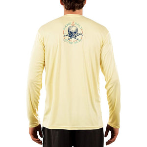 SAND.SALT.SURF.SUN. Vintage Shark Men's UPF 50+ UV Sun Protection Performance Long Sleeve T-Shirt