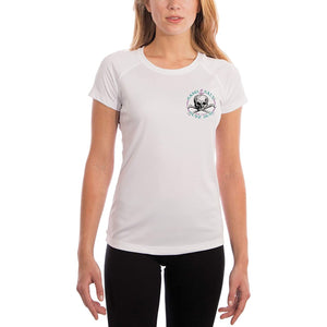 SAND.SALT.SURF.SUN. Tiki Women's UPF 50+ UV Sun Protection Performance Short Sleeve T-Shirt