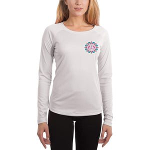 SAND.SALT.SURF.SUN. Turtle Shells Women's UPF 50+ UV Sun Protection Performance Long Sleeve T-Shirt