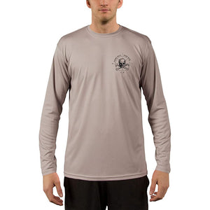 SAND.SALT.SURF.SUN. Shark Blood Men's UPF 50+ UV Sun Protection Performance Long Sleeve T-Shirt