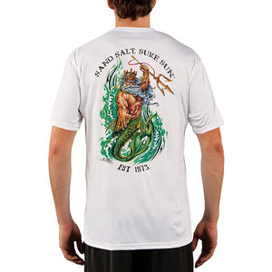 SAND.SALT.SURF.SUN. Neptune Men's UPF 50+ UV Sun Protection Performance Short Sleeve T-Shirt