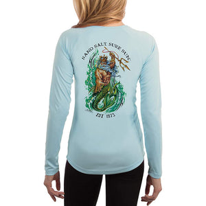 SAND.SALT.SURF.SUN. Neptune Women's UPF 50+ UV Sun Protection Performance Long Sleeve T-Shirt