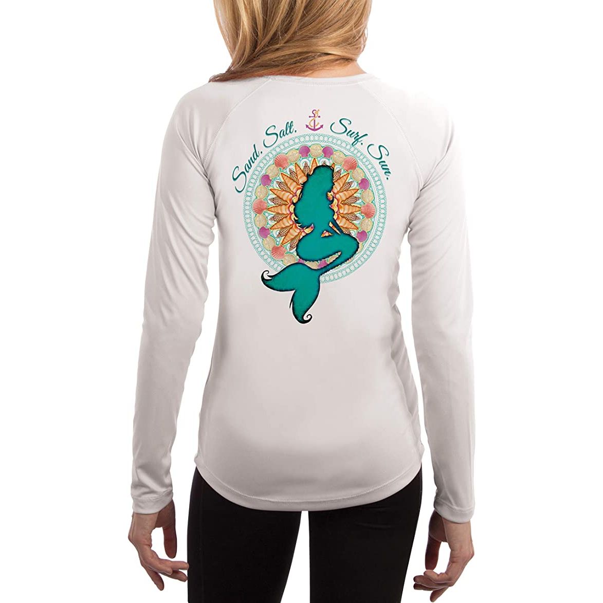 SAND.SALT.SURF.SUN. Mermaid Shells Women s UPF 50 UV Sun Protection P