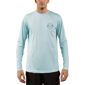 SAND.SALT.SURF.SUN. Sea Turtle Men's UPF 50+ UV Sun Protection Performance Long Sleeve T-Shirt