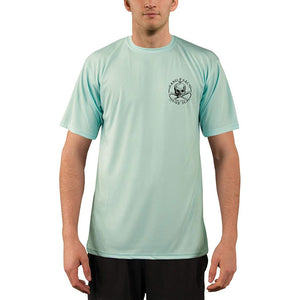 SAND.SALT.SURF.SUN. Traditional Tattoo Anchor Men's UPF 50+ UV Sun Protection Performance Short Sleeve T-Shirt