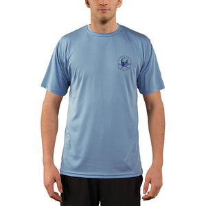 SAND.SALT.SURF.SUN. Blue Marlin Men's UPF 50+ UV Sun Protection Performance Short Sleeve T-Shirt