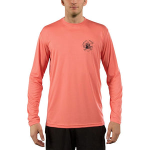 SAND.SALT.SURF.SUN. Vintage Crab Men's UPF 50+ UV Sun Protection Performance Long Sleeve T-Shirt