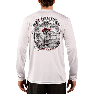SAND.SALT.SURF.SUN. Pirate Life Men's UPF 50+ UV Sun Protection Performance Long Sleeve T-Shirt