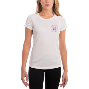 SAND.SALT.SURF.SUN. Secretly A Mermaid (Women's Only) Women's UPF 50+ UV Sun Protection Performance Short Sleeve T-Shirt