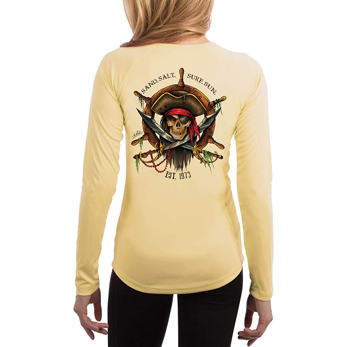 SAND.SALT.SURF.SUN. Captain Pirate Women s UPF 50 UV Sun Protection P