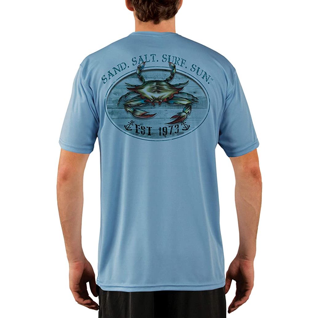 SAND.SALT.SURF.SUN. Crab Men's UPF 50+ UV Sun Protection Performance S