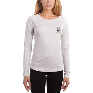 SAND.SALT.SURF.SUN. Vintage Pirate Women's UPF 50+ UV Sun Protection Performance Long Sleeve T-Shirt