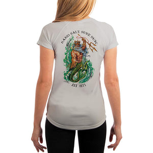 SAND.SALT.SURF.SUN. Neptune Women's UPF 50+ UV Sun Protection Performance Short Sleeve T-Shirt