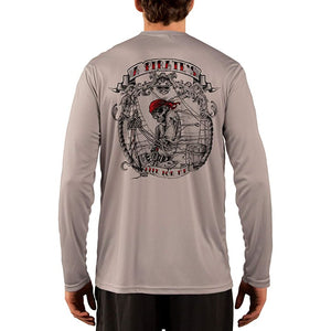 SAND.SALT.SURF.SUN. Pirate Life Men's UPF 50+ UV Sun Protection Performance Long Sleeve T-Shirt