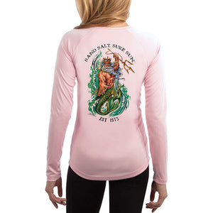 SAND.SALT.SURF.SUN. Neptune Women's UPF 50+ UV Sun Protection Performance Long Sleeve T-Shirt