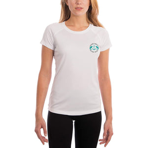 SAND.SALT.SURF.SUN. Dolphin Tribal Women's UPF 50+ UV Sun Protection Performance Short Sleeve T-Shirt