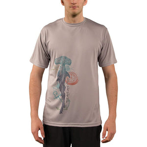 SAND.SALT.SURF.SUN. Vintage Shark Men's UPF 50+ UV Sun Protection Performance Short Sleeve T-Shirt