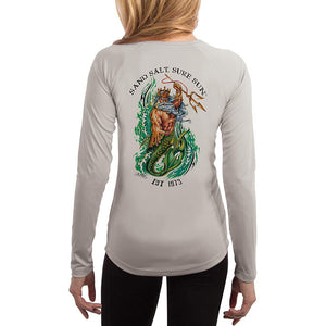 SAND.SALT.SURF.SUN. Neptune Women's UPF 50+ UV Sun Protection Performance Long Sleeve T-Shirt