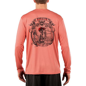 SAND.SALT.SURF.SUN. Pirate Life Men's UPF 50+ UV Sun Protection Performance Long Sleeve T-Shirt