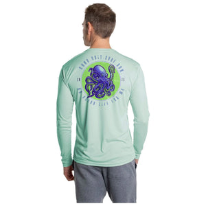 SAND.SALT.SURF.SUN. Octopus UPF 50+ UV Sun Protection Performance Long Sleeve T-Shirt