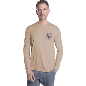 SAND.SALT.SURF.SUN. Marlin Men's Anchor UPF 50+ UV Sun Protection Performance Long Sleeve T-Shirt