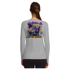SAND.SALT.SURF.SUN. Skate Women's UPF 50+ UV Sun Protection Performance Long Sleeve T-Shirt