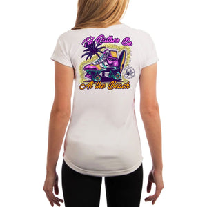 SAND.SALT.SURF.SUN. Skate Women's UPF 50+ UV Sun Protection Performance Short Sleeve T-Shirt