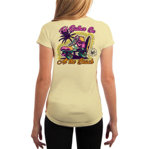 SAND.SALT.SURF.SUN. Skate Women's UPF 50+ UV Sun Protection Performance Short Sleeve T-Shirt