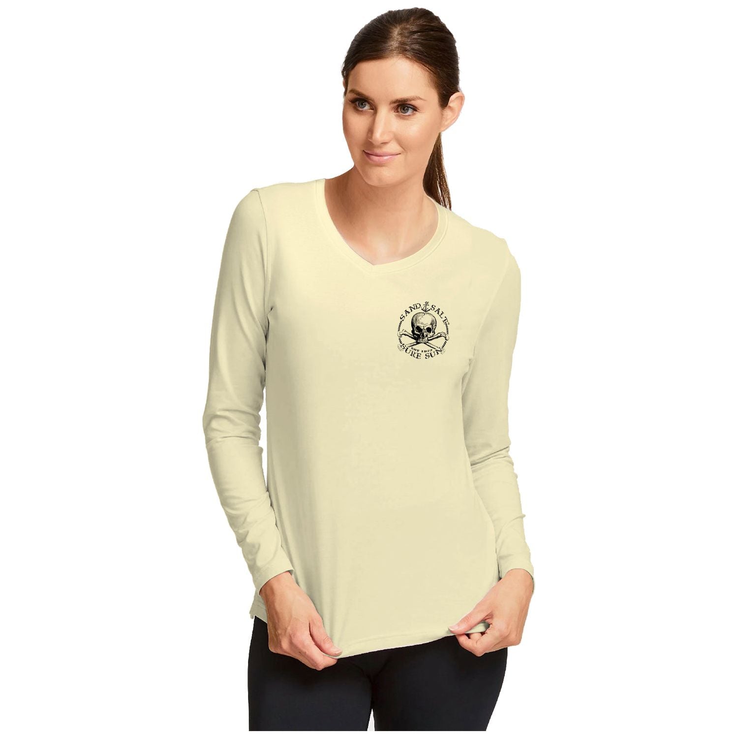 SAND.SALT.SURF.SUN. Surf Bus Women's UPF 50+ UV Sun Protection Performance  Long Sleeve T-Shirt